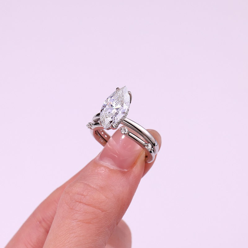 The selection of personalized engraving content for moissanite rings