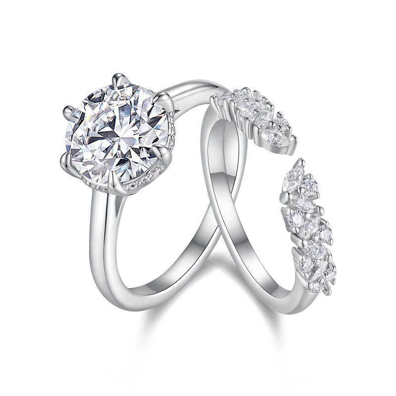 Recommended styles of moissanite rings on social media platforms