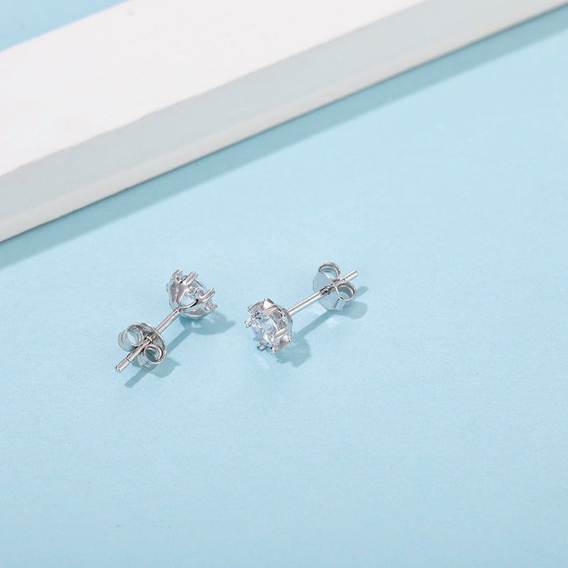 [Classic Snowflake] Moissanite Jewelry Sets in Sterling Silver