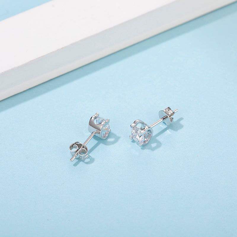 [Classic Bull Head] Moissanite Jewelry Sets in Sterling Silver